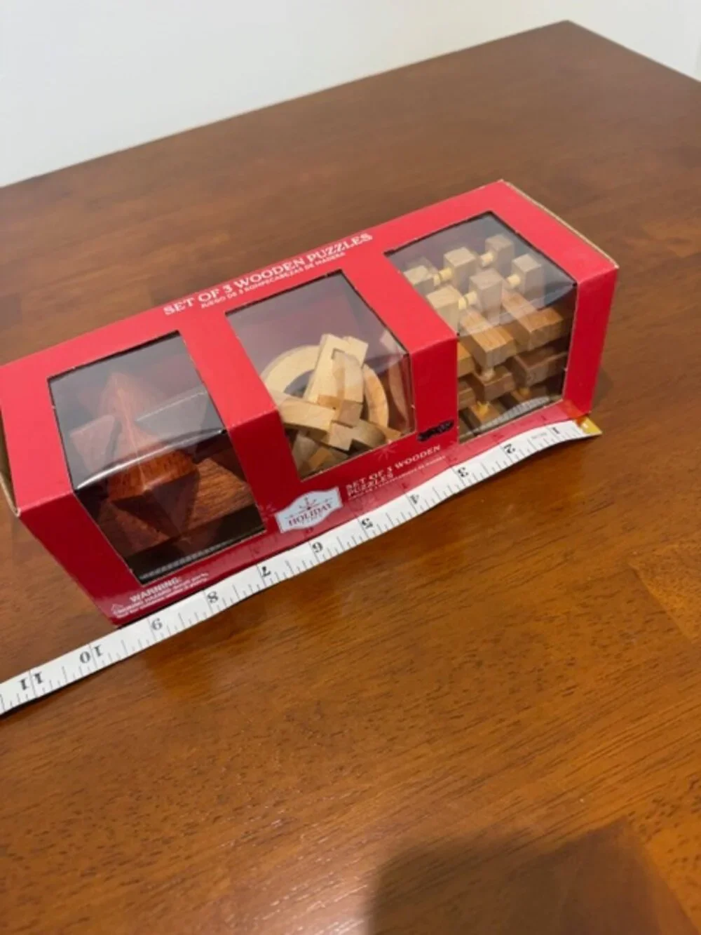 Holiday Time Wooden Puzzles NWT